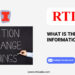 Right to Information (RTI) Act?
