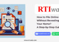 RTI without Revealing name