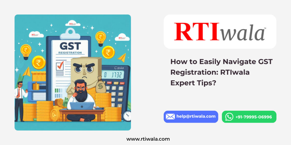 online RTI for GST Registration