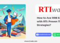 RRB Exams with using Online RTI