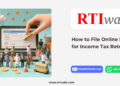 RTI on Income tax return