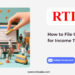 RTI on Income tax return