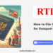 RTI online for Passport delay by RTIwala