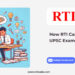 Online RTI for Prepare for UPSC Exam