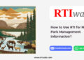 How to Use RTI for National Park Managemen