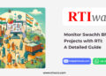 Monitor Swachh Bharat Projects with RTI