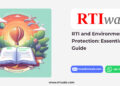 RTI for Enviroment Protection