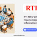 RTI for E-Governance