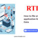 How to file an RTI application for Health Data