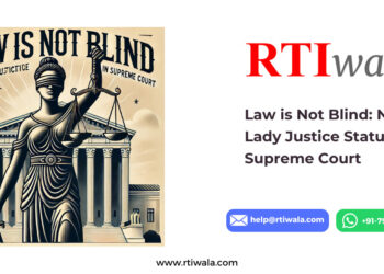 New Lady Justice Statue in Supreme court