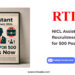 NICL Assistant Recruitment by RTIwala