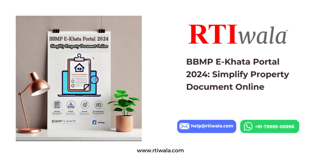 BBMP E-Khata Portal 2024_ Simplify Property Document Online by RTIwala