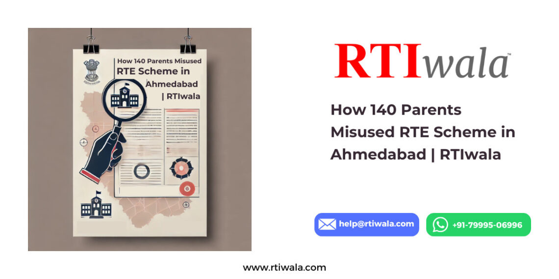 How 140 Parents Misused RTE Scheme in Ahmedabad RTIwala