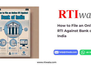 How to File an Online RTI Against Bank of India by RTIwala