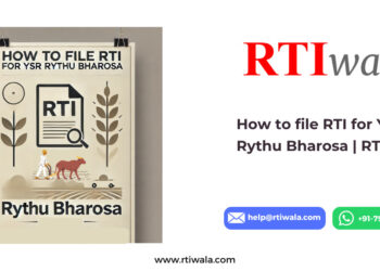How to file RTI for YSR Rythu Bharosa RTIwala