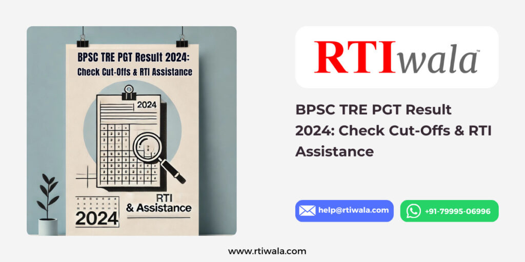 BPSC-TRE-PGT-Result-2024-Check-Cut-Offs-RTI-Assistance by RTIwala