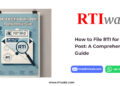 How to File RTI for India Post by RTIwala