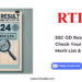 SSC GD Result 2024 Check Your Constable Merit List & Cut Off by RTIwala