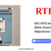 SSC MTS Answer Key 2024 Download & Raise Objections Now by RTIwala