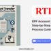EPF Account Transfer: Step-by-Step Online Process Guide by RTIwala