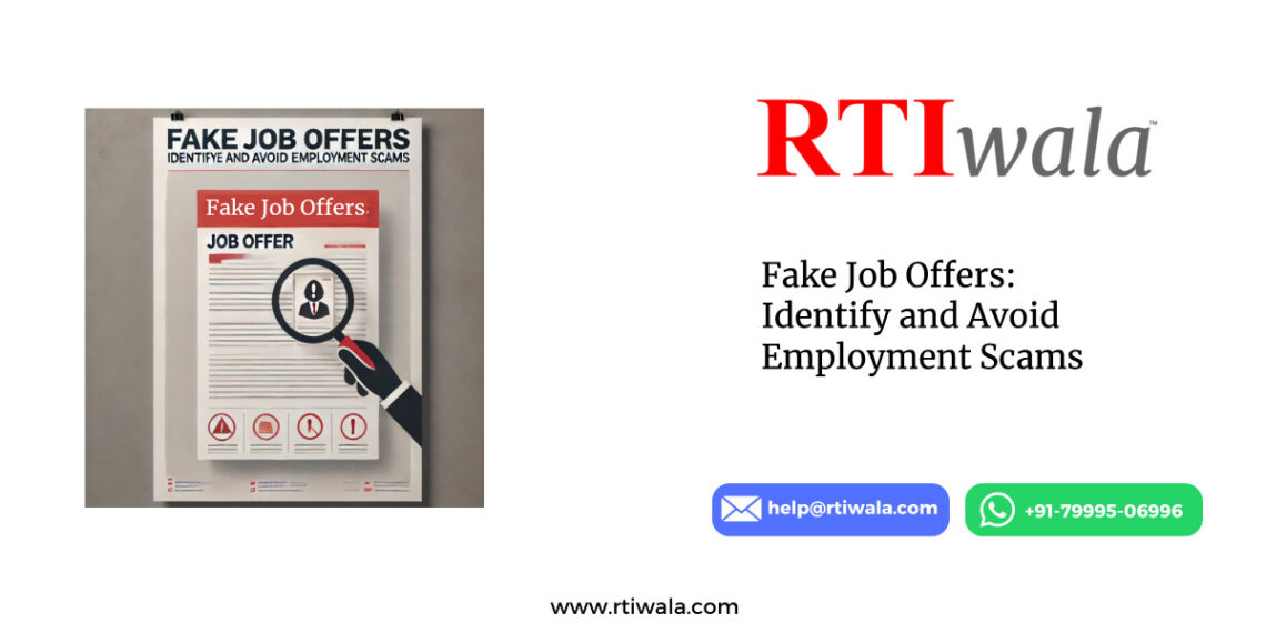 Fake Job Offers: Identify and Avoid Employment Scams by RTIwala