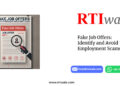Fake Job Offers: Identify and Avoid Employment Scams by RTIwala