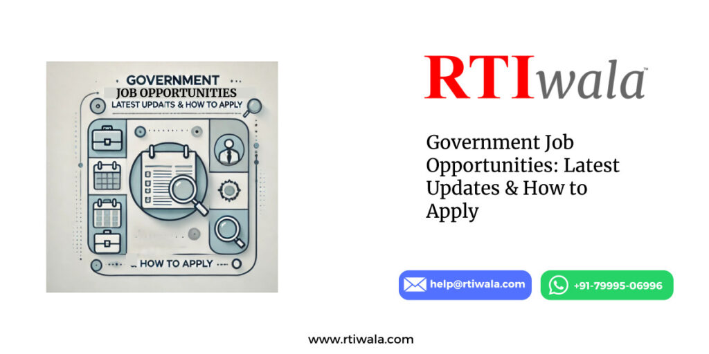 Government Job Opportunities: Latest Updates & How to Apply