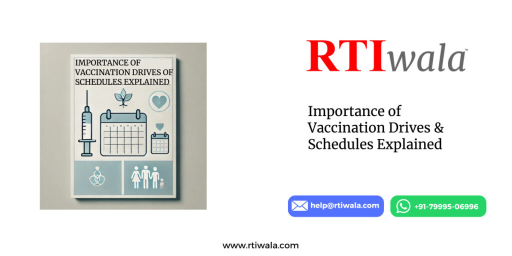 Importance of Vaccination Drives & Schedules Explained by RTIwala