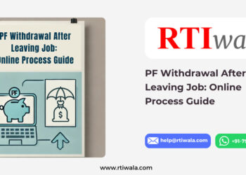 PF Withdrawal After Leaving Job Online Process Guide by RTIwala