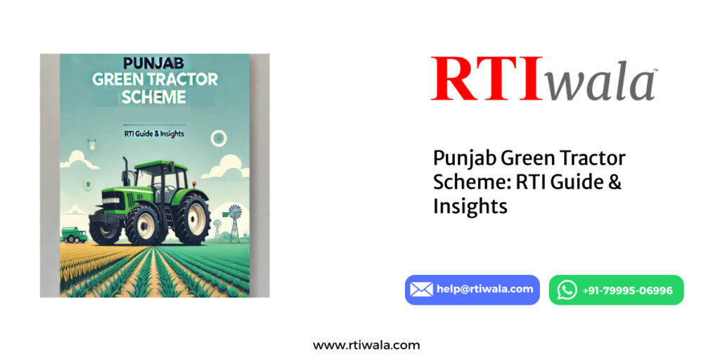 Punjab Green Tractor Scheme: RTI Guide & Insights by RTIwala