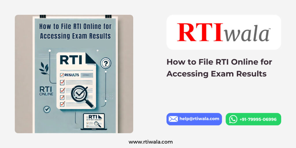 How to File RTI Online for Accessing Exam Results by RTIwala