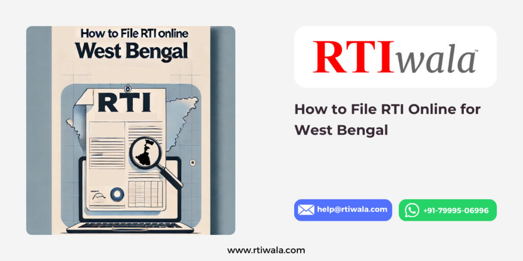 How to File RTI Online for West Bengal by RTIwala