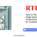How to File RTI for Exam Score Verification & Re-Evaluation by RTIwala