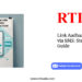 Link Aadhaar with PAN via SMS: Step-by-Step Guide by RTIwala