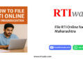 File RTI Online for Maharashtra by RTIwala team