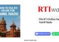File RTI Online for Tamil Nadu by RTIwala team