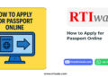 How to Apply for Passport Online for indian (2025) Step-by-Step By RTIwala