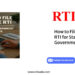 How to File Online RTI for State Government in India by RTIwala