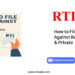 RTI against banks, SBI RTI filing, RTIwala loan issue, RBI RTI, bank customer complaint RTI by RTIwala