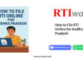 How to File RTI Online for Andhra Pradesh by RTIwala team