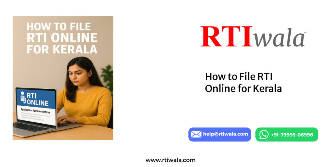 How to File RTI Online for Kerala by RTIwala team