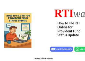 How to File RTI Online for Provident Fund Status Update by RTIwala