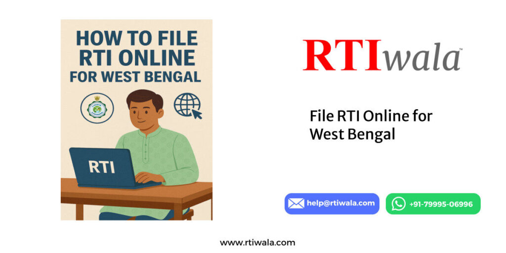 File RTI Online for West Bengal by RTIwala team
