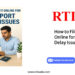 How to File RTI Online for Passport Delay Issues by RTIwala team