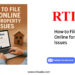 How to File RTI Online for Property Issues by RTIwala team