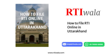 How to File RTI Online in Uttarakhand by RTIwala team