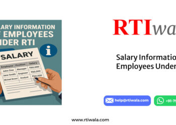 Salary Information of Employees Under RTI by RTIwala