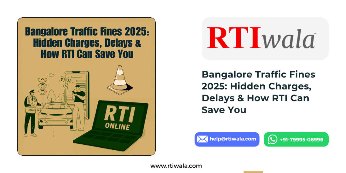 Bangalore Traffic Fines 2025: Hidden Charges, Delays & How Online RTI Can Save You
