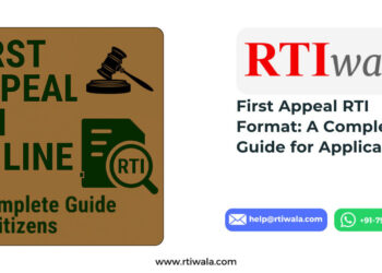 First Appeal RTI Format