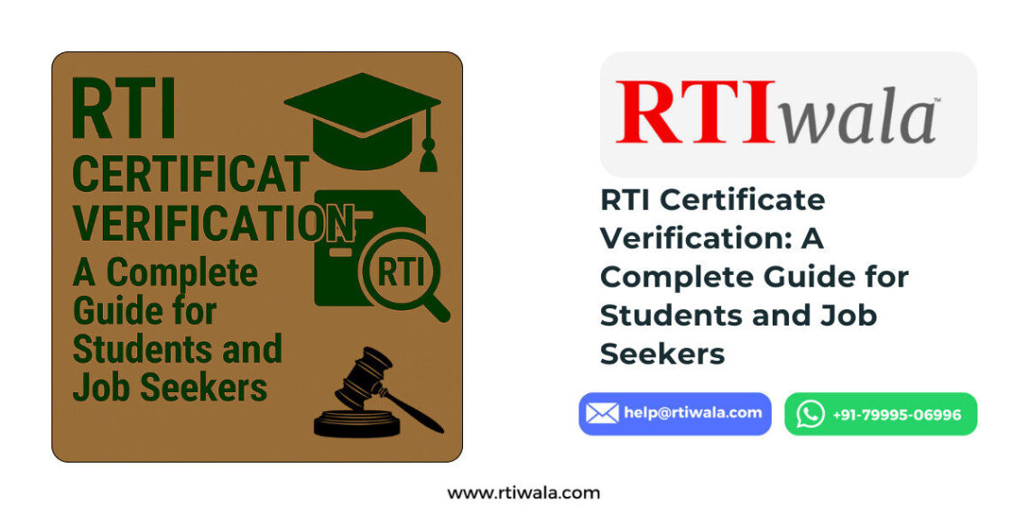 RTI Certificate Verification